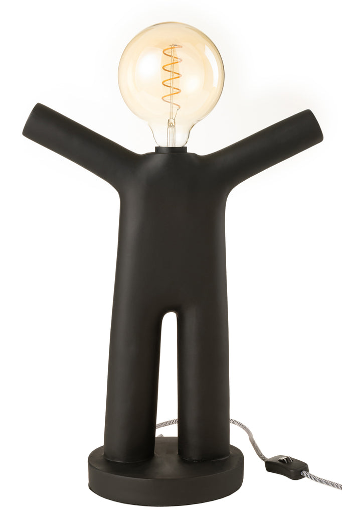 Lampe P'tit Maurice Poly Noir J-LINE