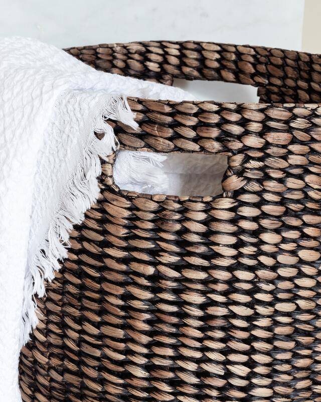 Wasmand Bora Bora zwart - DTP