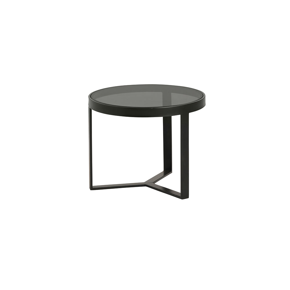 Table d'appoint en verre Lazio Ø50 - NW