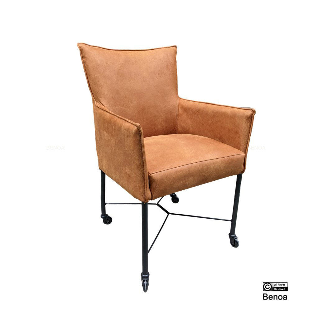 Fauteuil Maastricht Taureau Cognac BNO