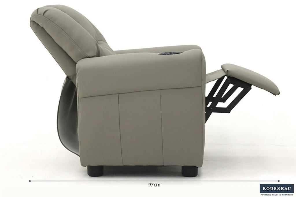 Mini-Relax 'Renée' PU Grijs RS