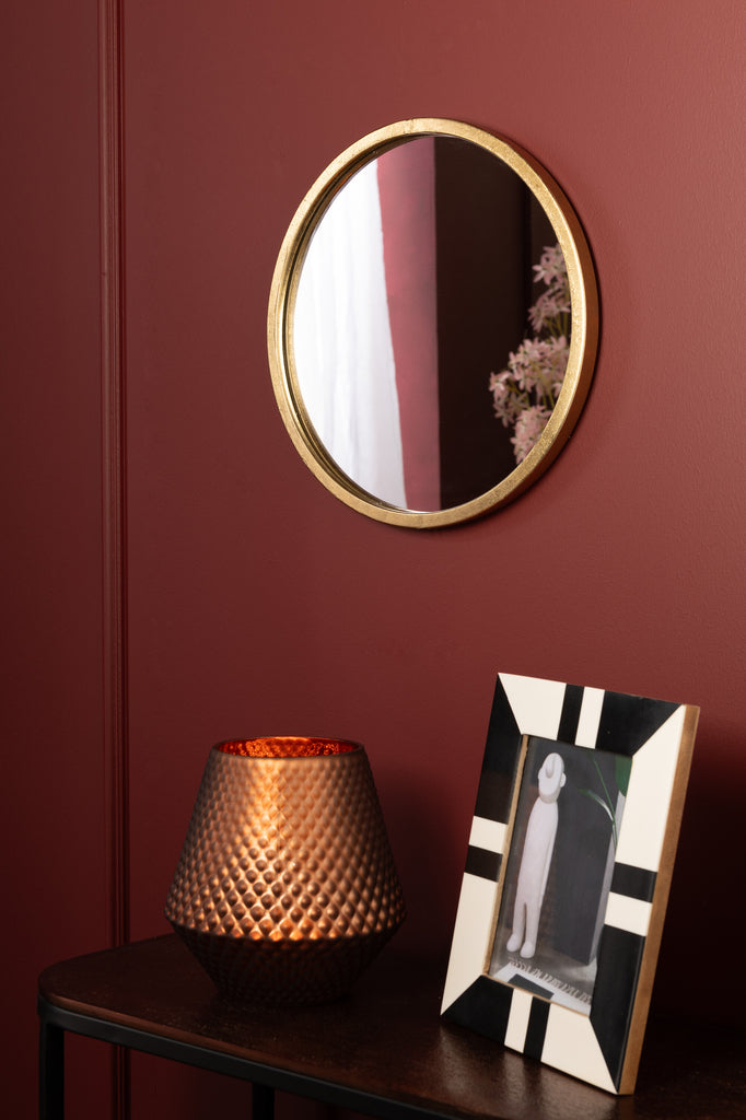 Spiegel Mona rond ijzer/glas XS - J-LINE