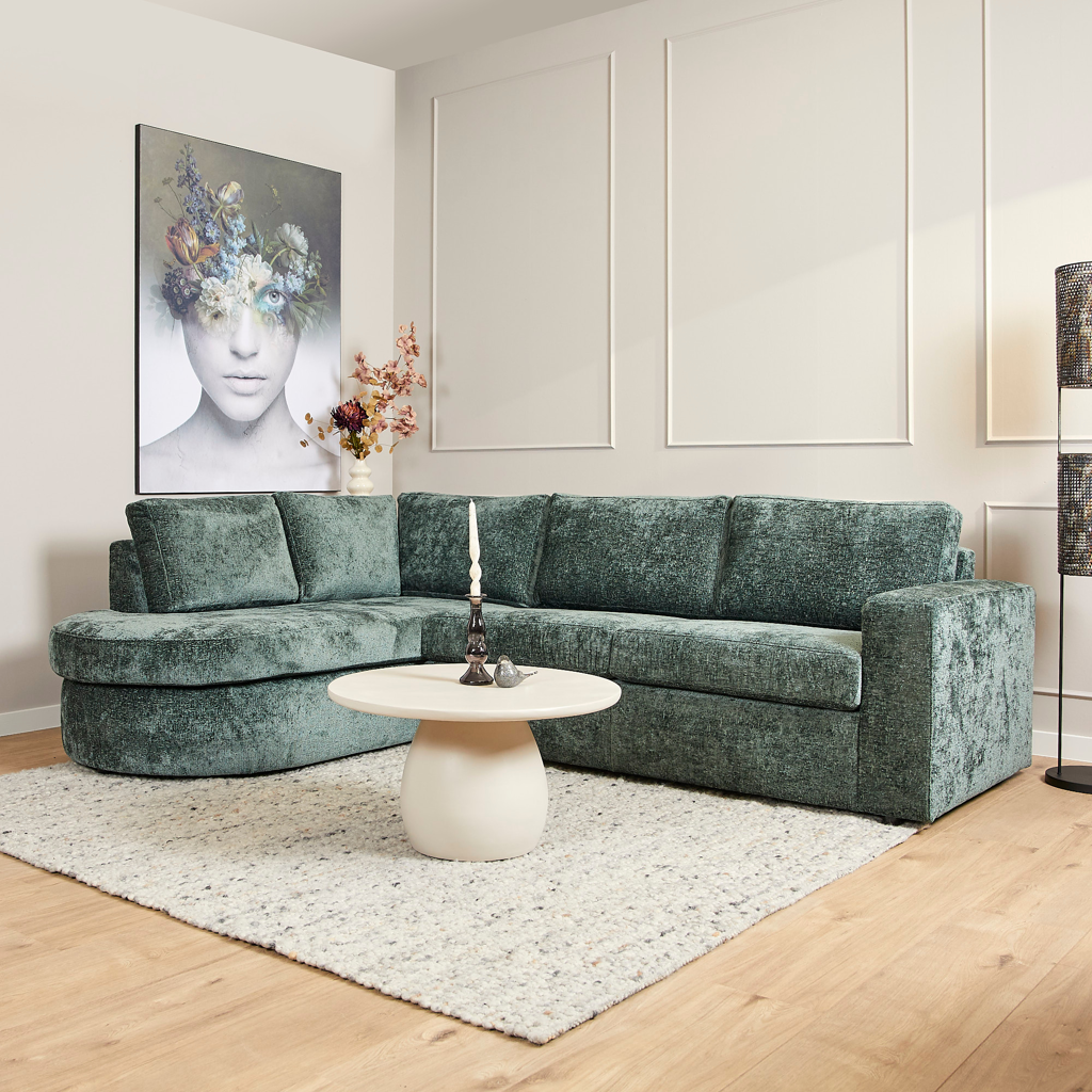 Salonset Alma | Groen | divan Links STF
