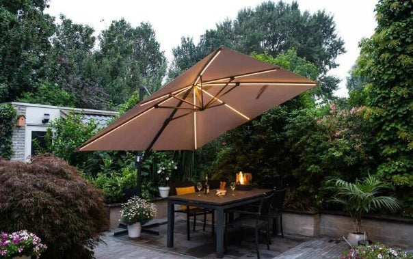 Zweefparasol met ledverlichting - PRN