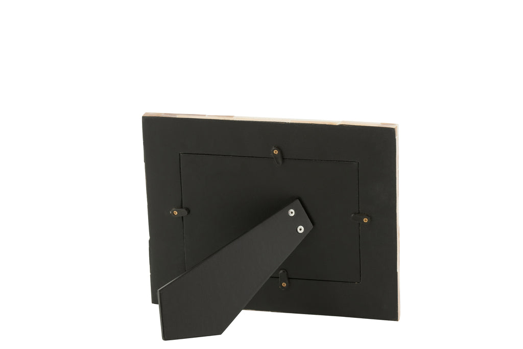 Cadre photo Nuye Coquillages/MDF Beige 10X15cm - J-LINE