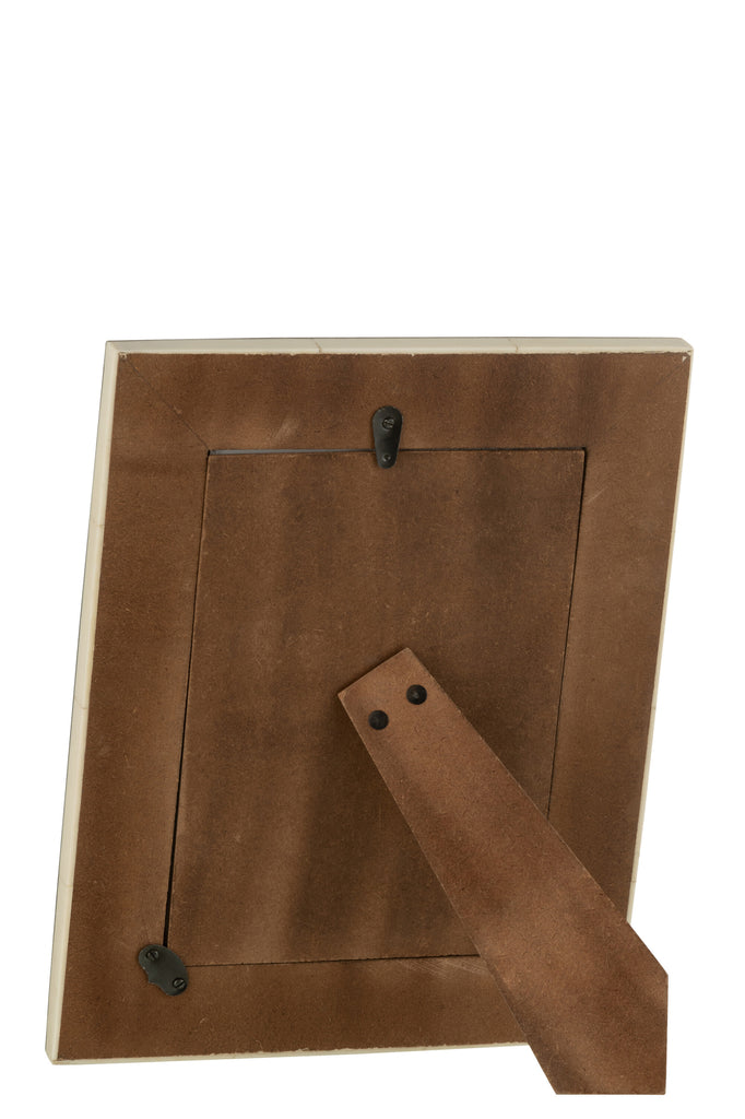 Cadre photo Flat Lines Résine Noir/Blanc L - J-LINE