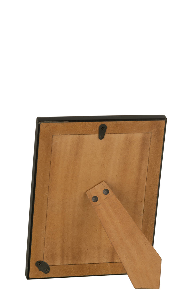 Cadre photo Lines Résine Noir/Blanc L - J-LINE