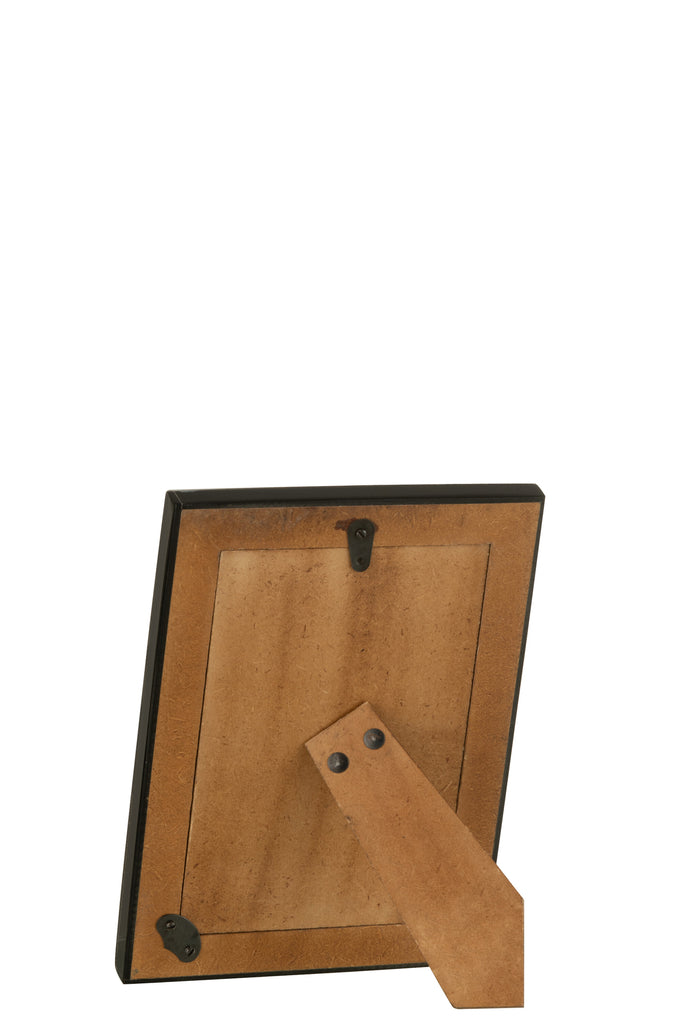 Cadre photo Lines Résine Noir/Blanc S - J-LINE