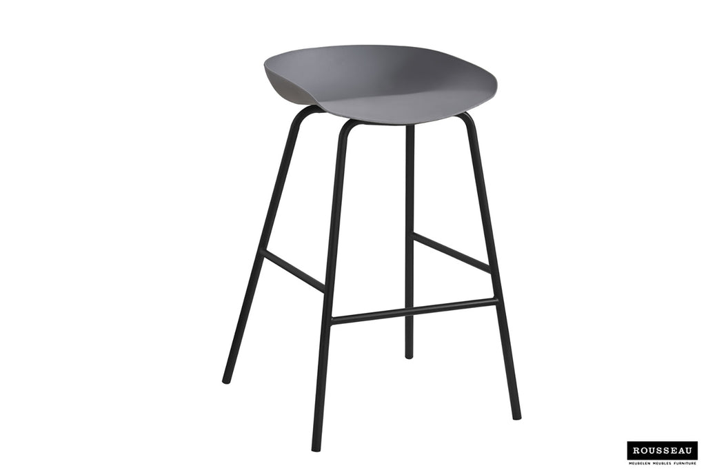 Tabouret de comptoir 'Anna' PP Gris RS