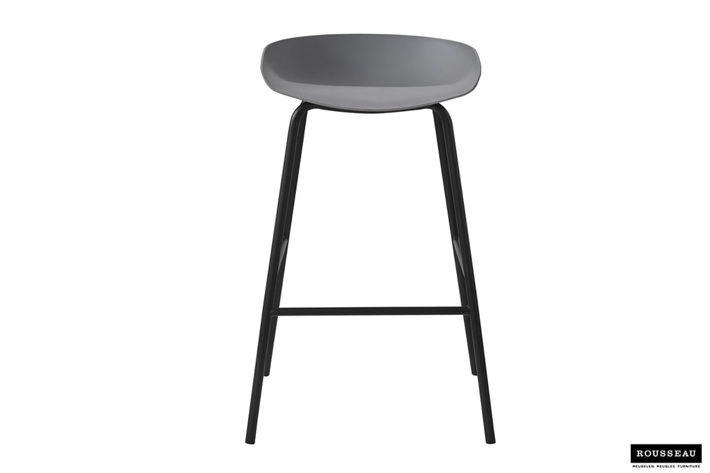 Tabouret de comptoir 'Anna' PP Gris RS