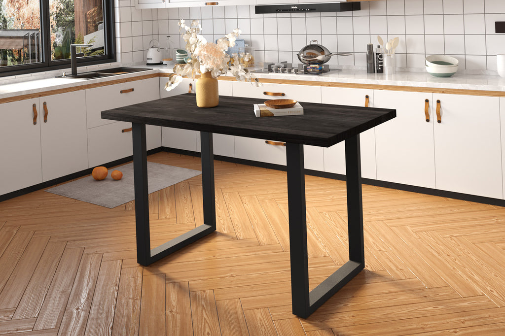 Countertafel 'Nicola' 160 mango zwart RS