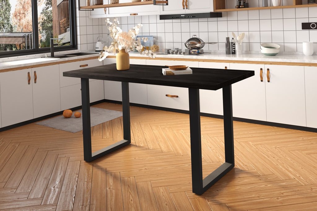 Countertafel 'Nicola' 180 mango zwart RS
