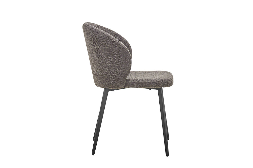 Chaise 'Toledo' Bouclé Gris RS