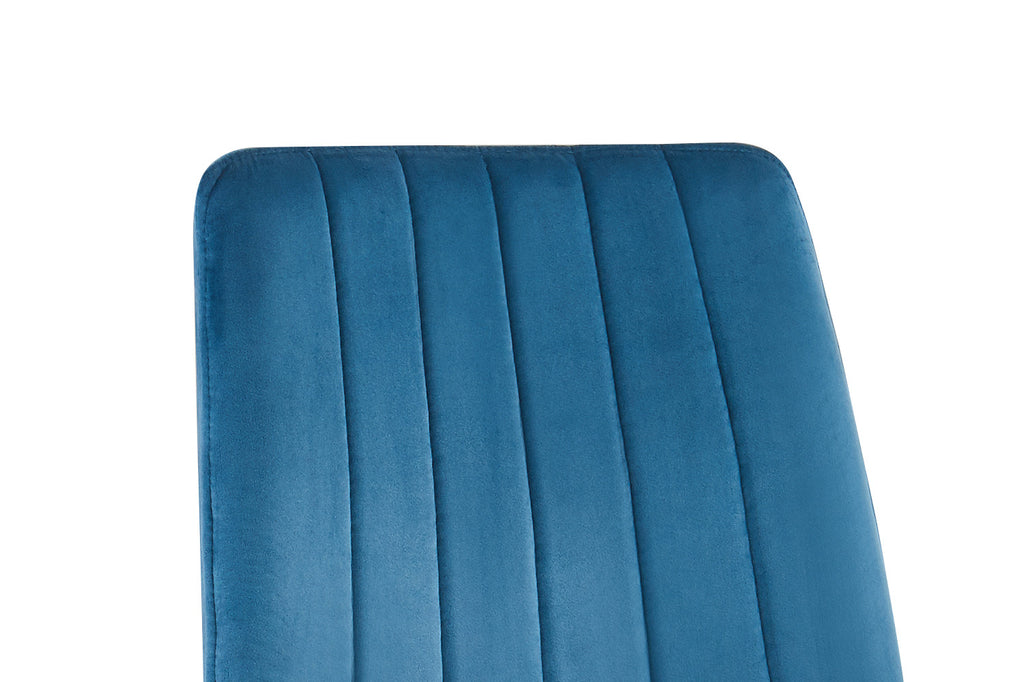 Stoel 'Willis' Velvet Blue RS