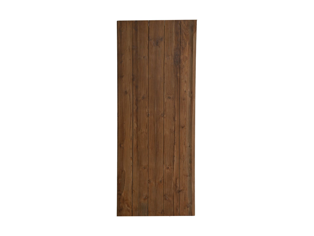 Rechthoekig tafelblad voor in de tuin - 180x90x4 - Naturel - Teak