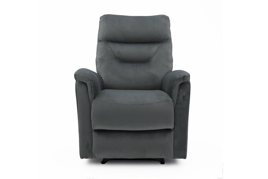 Relaxfauteuil 'Breda' stof grijs RS