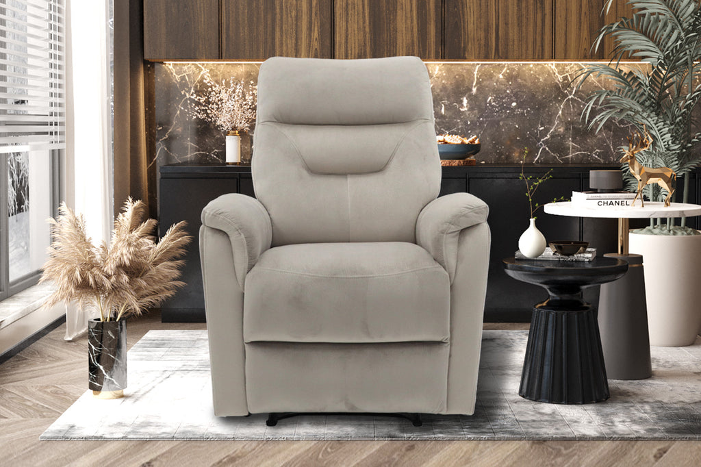 Relaxfauteuil 'Breda' stof taupe RS