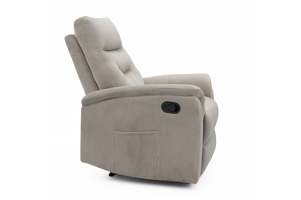 Relaxfauteuil 'Breda' stof taupe RS