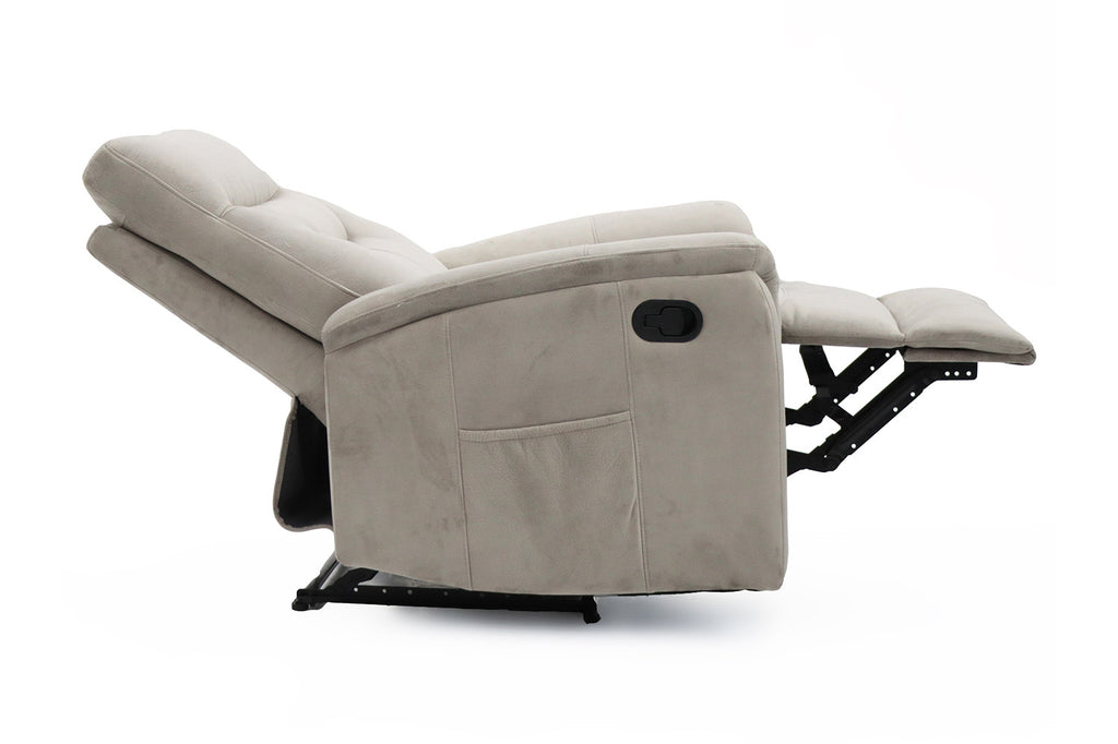 Relaxfauteuil 'Breda' stof taupe RS