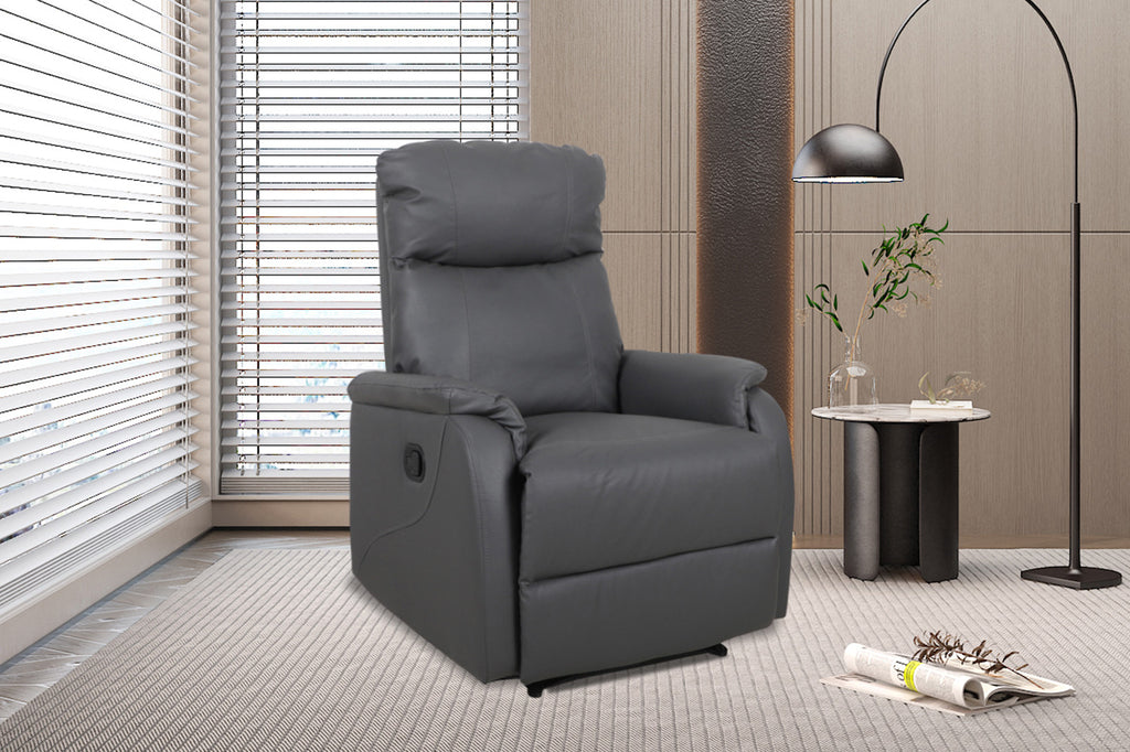 Relaxfauteuil 'Tokio' PU grijs RS