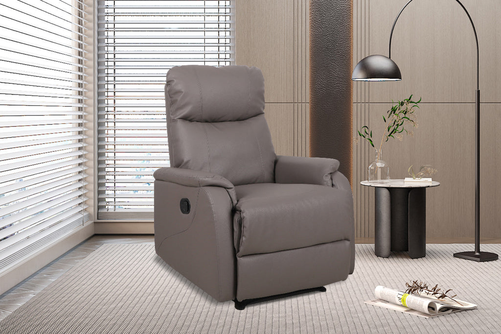 Relaxfauteuil 'Tokio' PU taupe RS