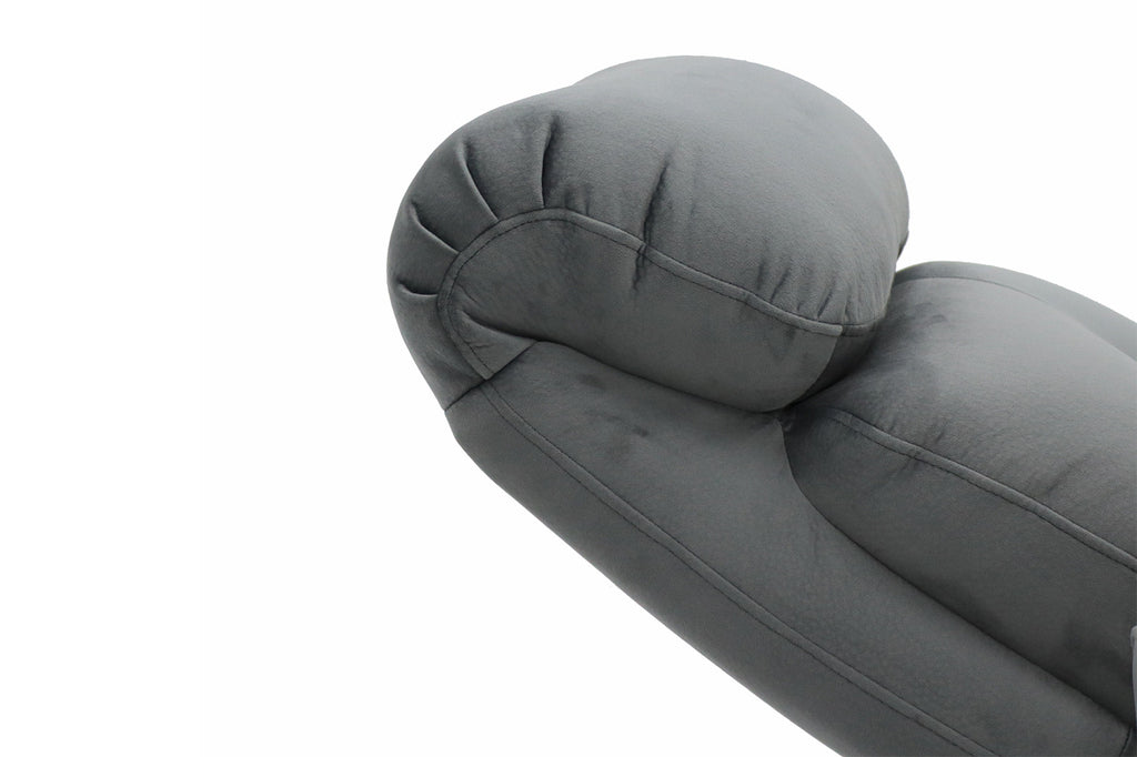 Relaxfauteuil 'Wuhan' stof grijs RS