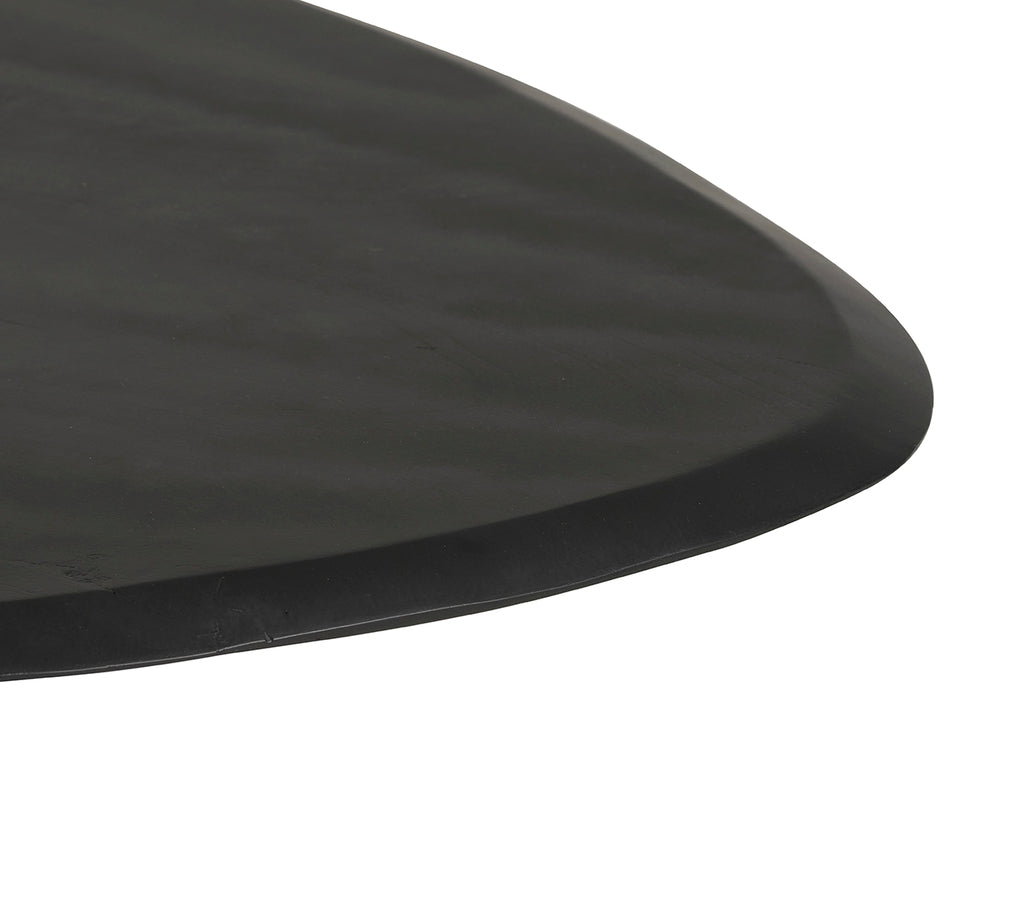 Salontafel 120, geometrisch, Zwart - NW