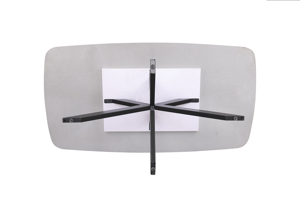 Table basse 'Apollo' 130 danoise ovale gris pierre RS