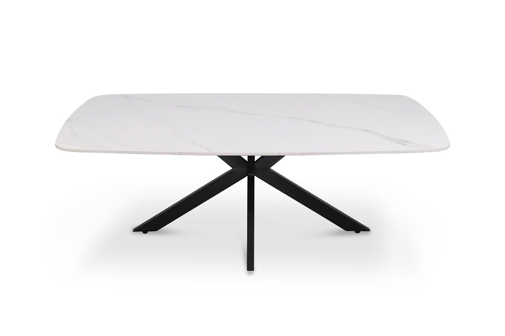 Salontafel 'Apollo' 130 cm Deens ovaal steen wit RS
