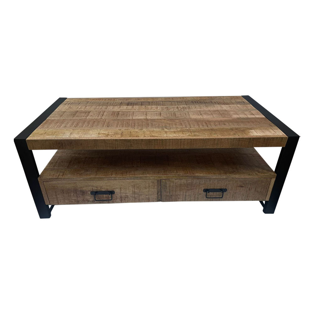 Table basse Boaz à 4 tiroirs | 120 cm STF
