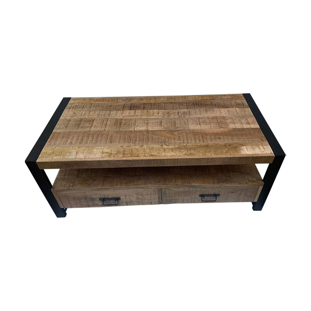 Table basse Boaz à 4 tiroirs | 120 cm STF