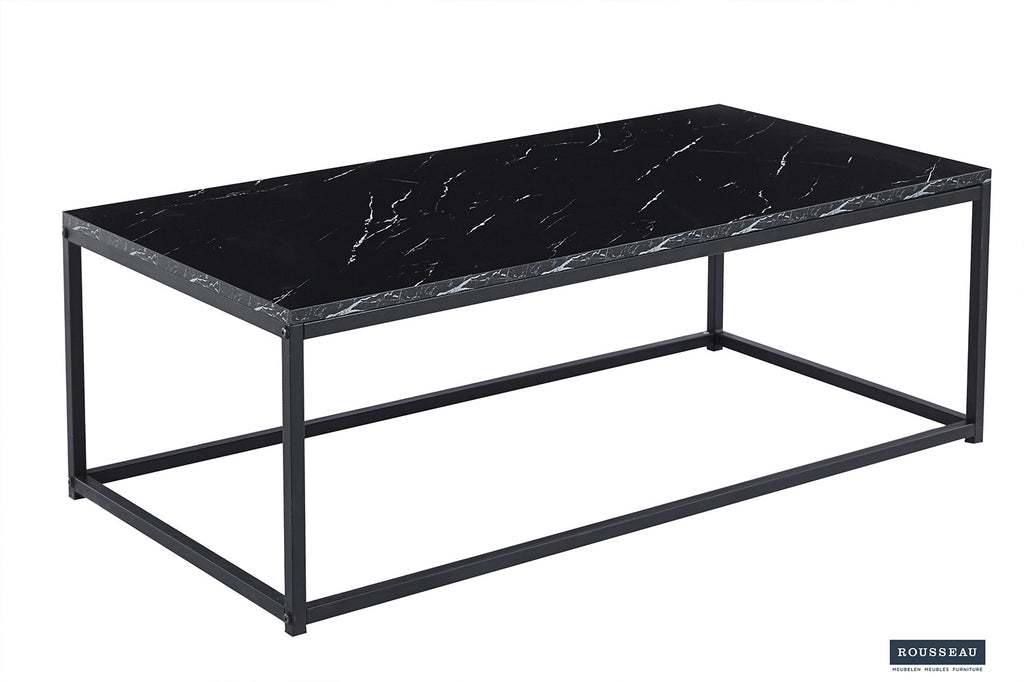 Salontafel 'Dallas' decor marmer zwart RS