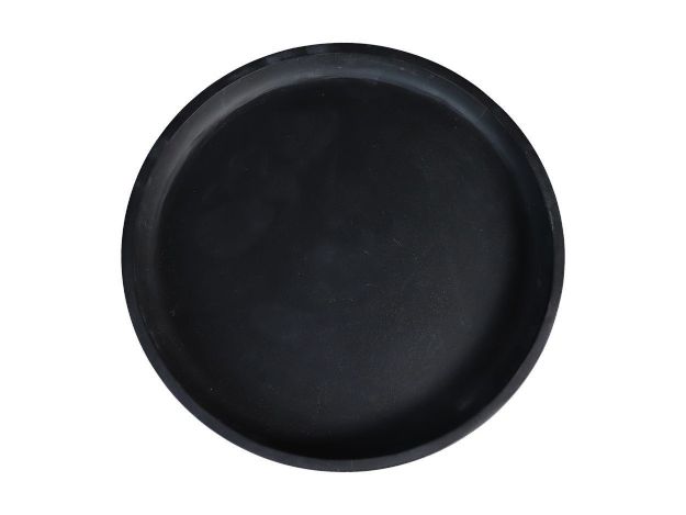 Salontafel Drum - 45x45x50 - Mat zwart - Mangohout - HSM