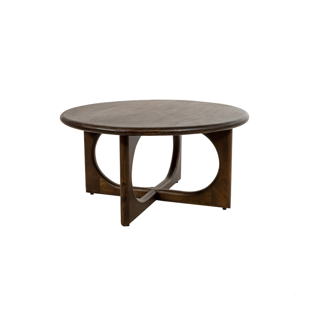 Table basse Zodiac 80, manguier noyer - NW