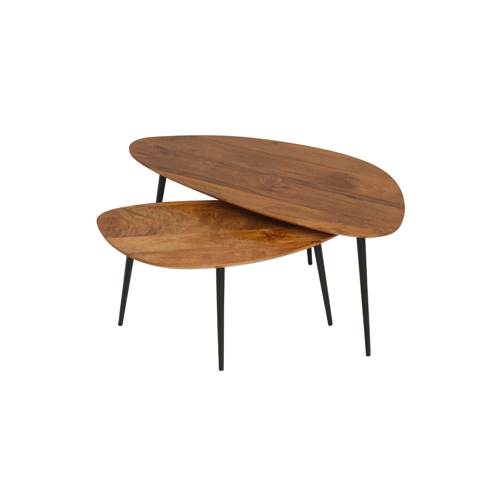 Salontafel Ginger - set van 2, organisch - NW