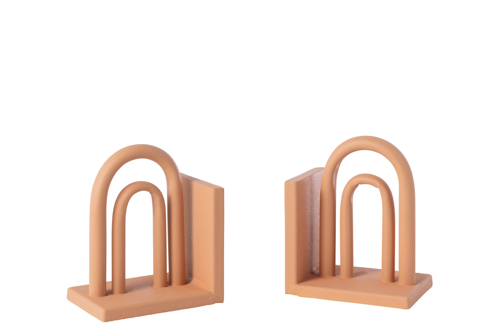 Serre-livres Koli Iron Brown/Natural - J-LINE
