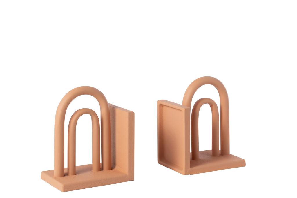 Serre-livres Koli Iron Brown/Natural - J-LINE