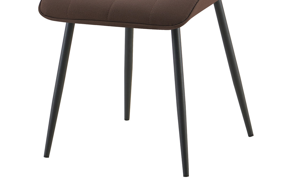 Set van 4 stoelen 'Furas' PU Donkerbruin RS