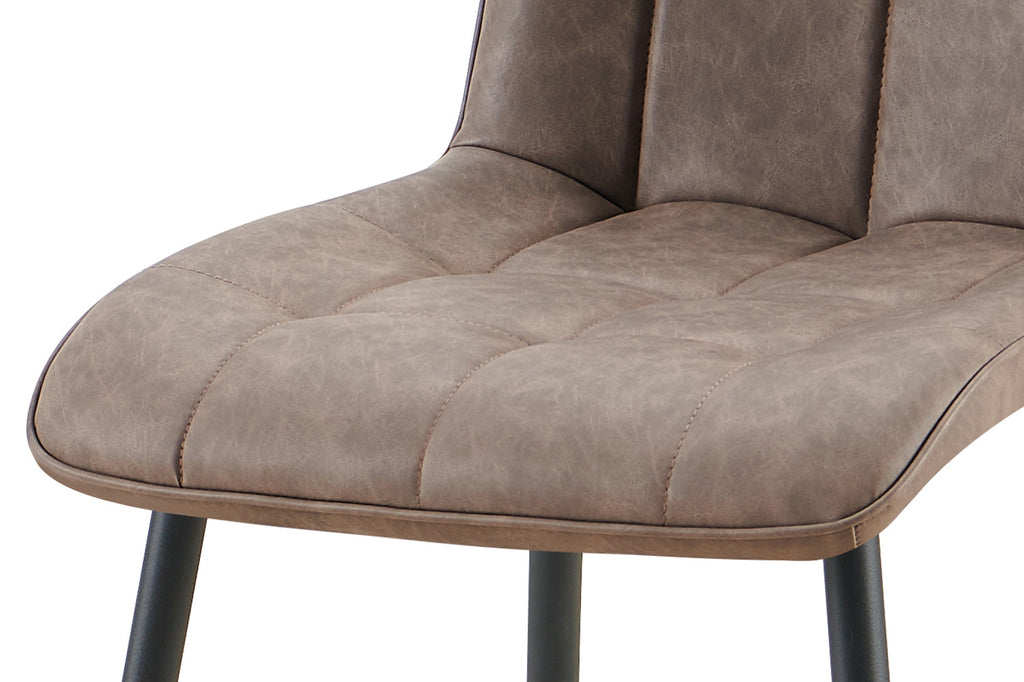 Set van 4 stoelen 'Furas' Vintage PU Bruin RS