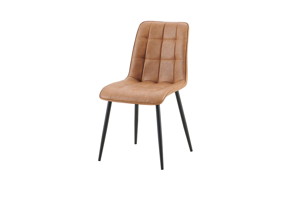 Set van 4 stoelen 'Furas' Vintage PU Cognac RS