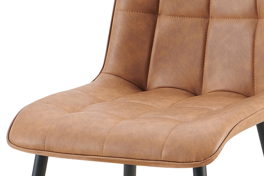 Set van 4 stoelen 'Furas' Vintage PU Cognac RS
