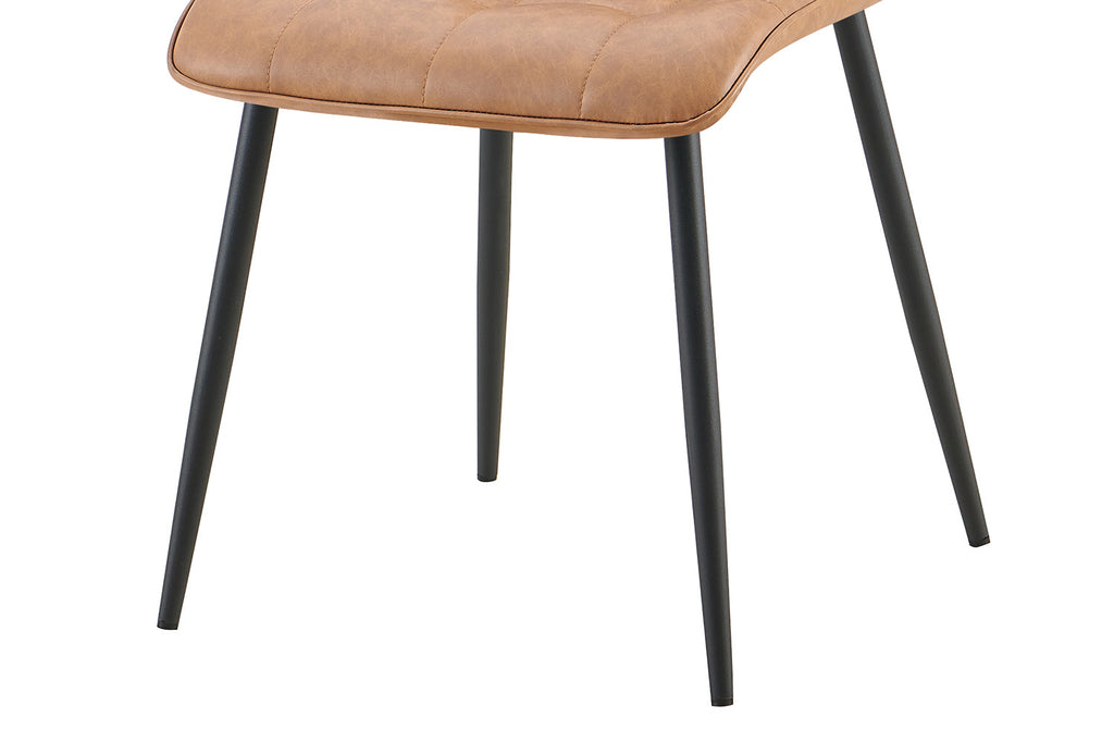 Set van 4 stoelen 'Furas' Vintage PU Cognac RS