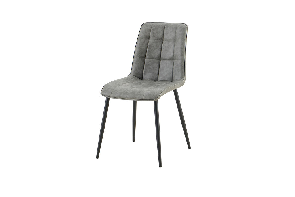 Set van 4 stoelen 'Furas' Vintage PU Grijs RS