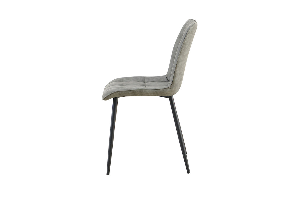 Set van 4 stoelen 'Furas' Vintage PU Grijs RS