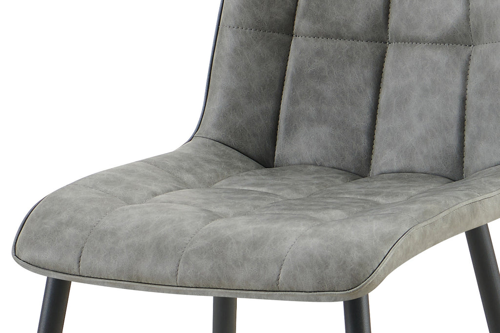 Set van 4 stoelen 'Furas' Vintage PU Grijs RS