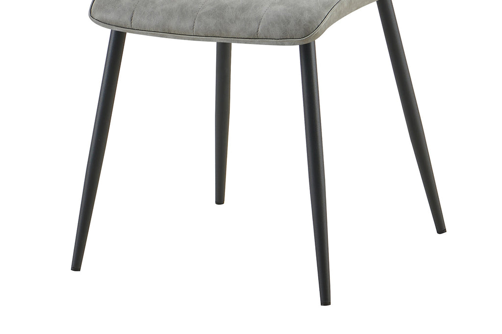 Set van 4 stoelen 'Furas' Vintage PU Grijs RS