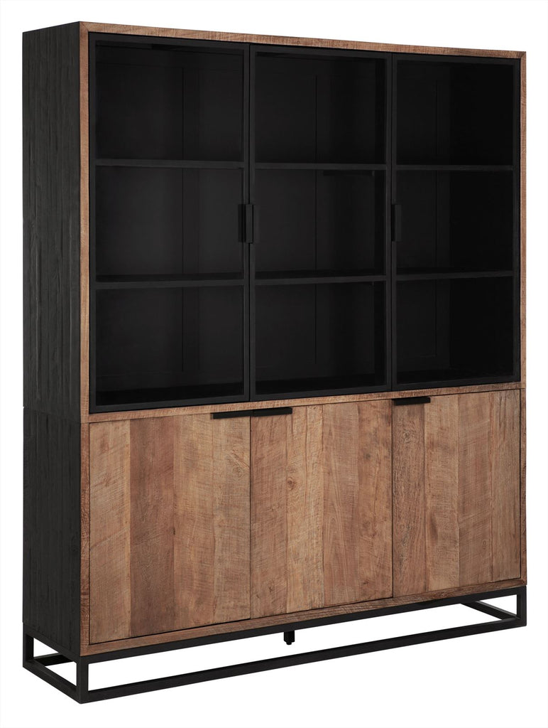 Vitrinekast Cosmo DTP - medium, 2x3 deuren.