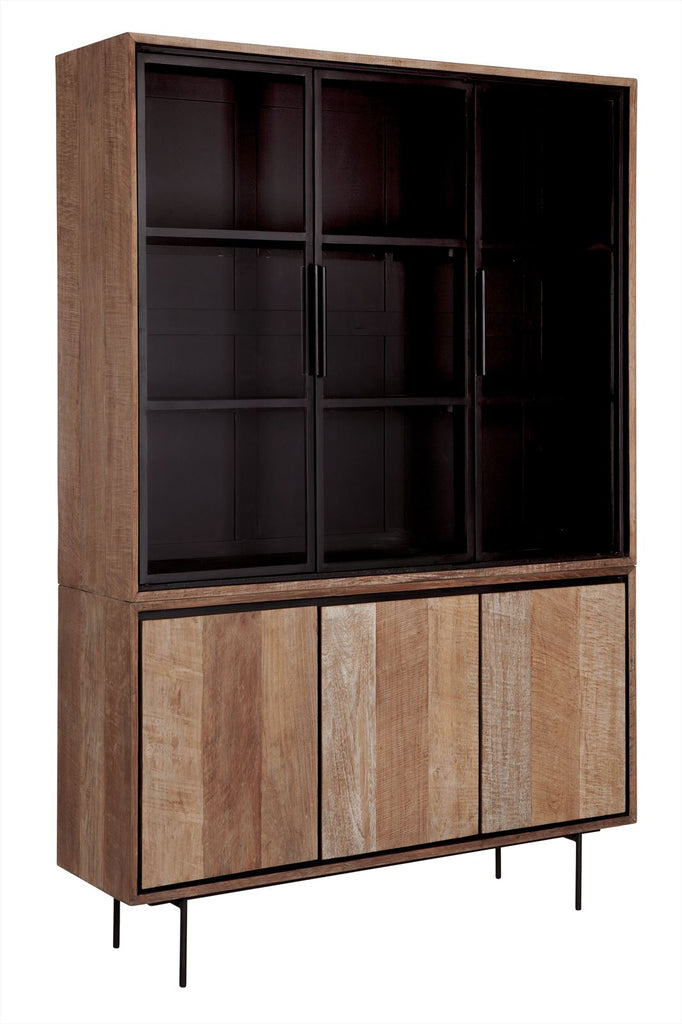 Vitrinekast Metropole M 2x3 deuren - DTP