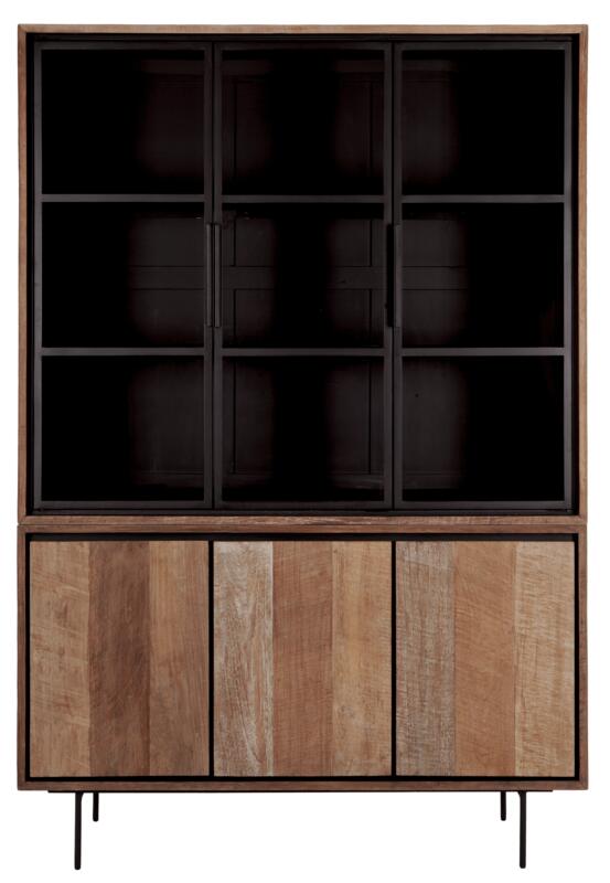 Vitrinekast Metropole M 2x3 deuren - DTP