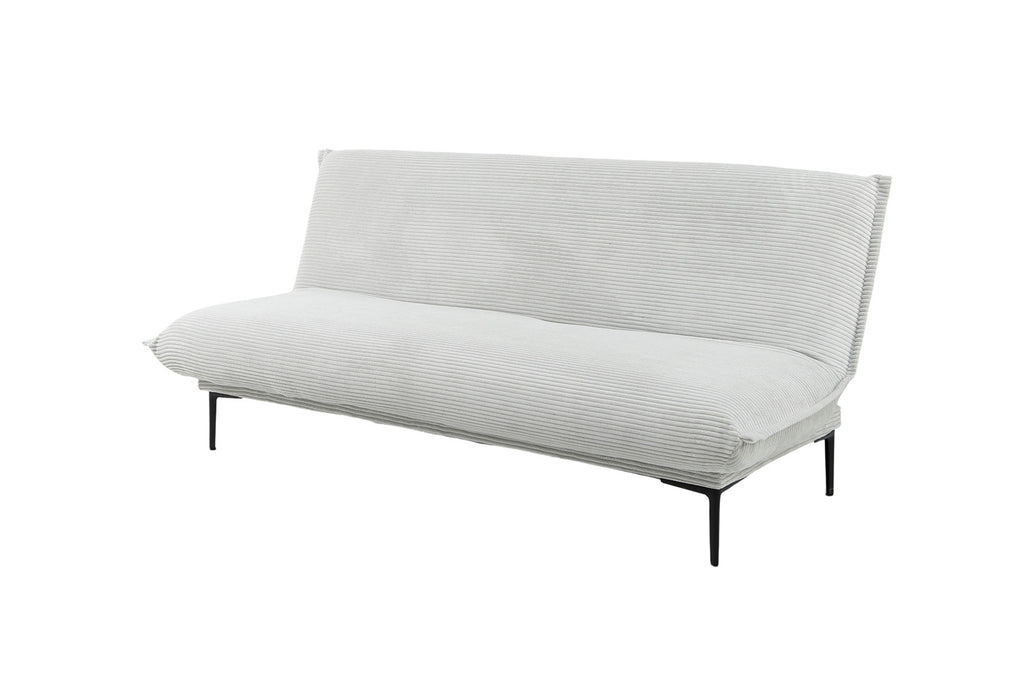 Slaapbank 'Alisa' corduroy lichtgrijs RS